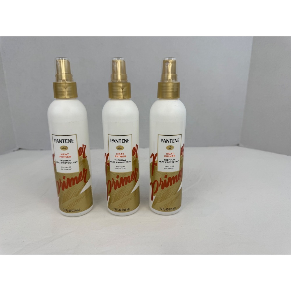 Pantene Pro-V Heat Primer Thermal Heat Protectant Spray 7.2oz Pack‎ of 3